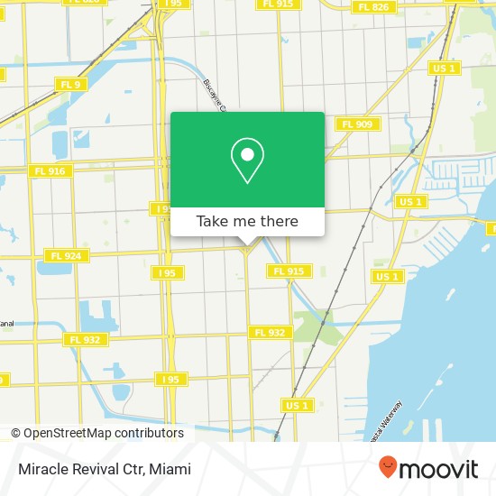 Mapa de Miracle Revival Ctr
