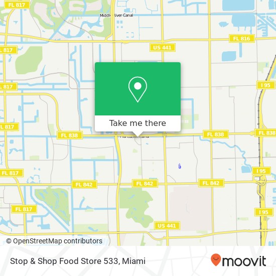 Mapa de Stop & Shop Food Store 533