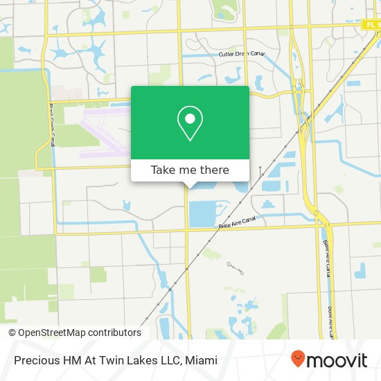 Mapa de Precious HM At Twin Lakes LLC