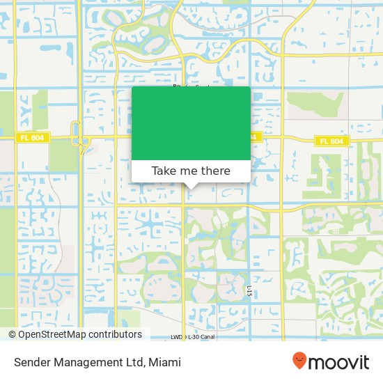 Mapa de Sender Management Ltd