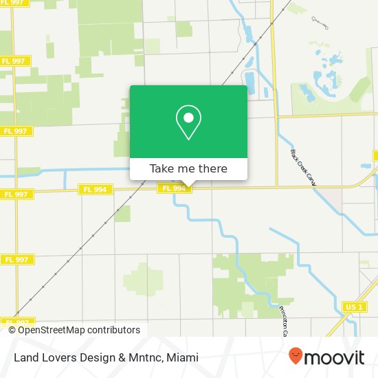 Land Lovers Design & Mntnc map