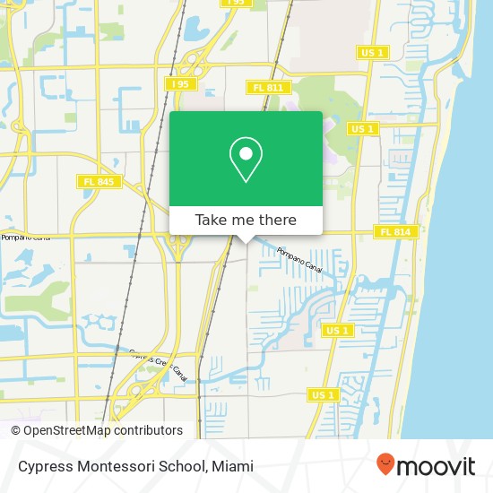 Cypress Montessori School map