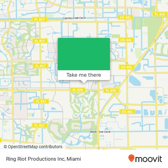 Mapa de Ring Riot Productions Inc