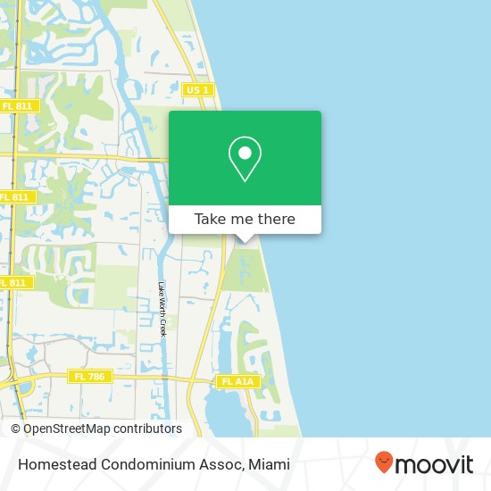 Homestead Condominium Assoc map