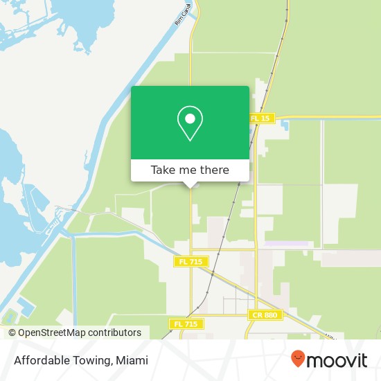 Mapa de Affordable Towing