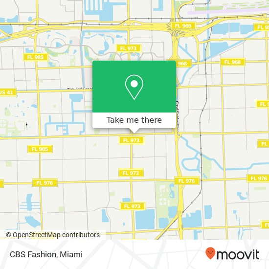 CBS Fashion map