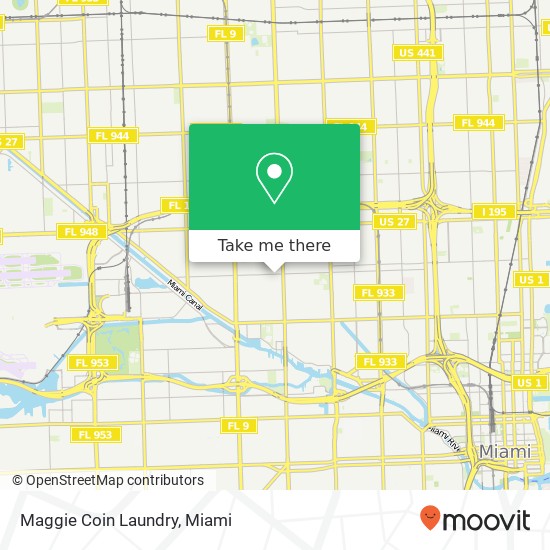 Maggie Coin Laundry map