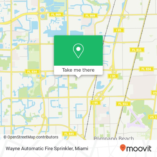 Wayne Automatic Fire Sprinkler map