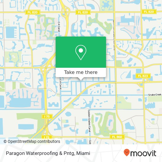 Mapa de Paragon Waterproofing & Pntg