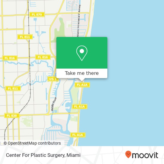 Center For Plastic Surgery map