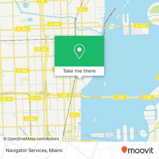 Navigator Services map