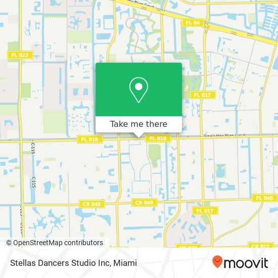 Mapa de Stellas Dancers Studio Inc