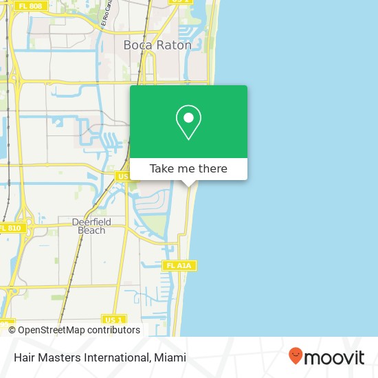 Hair Masters International map