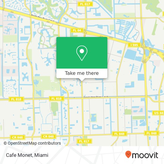 Mapa de Cafe Monet