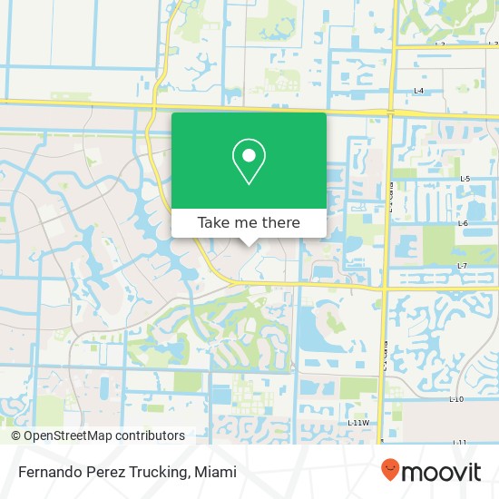 Mapa de Fernando Perez Trucking