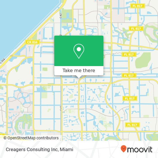 Creagers Consulting Inc map