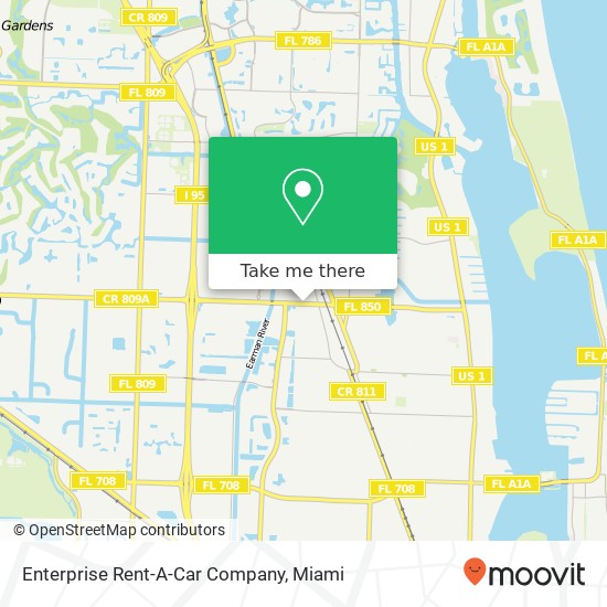 Mapa de Enterprise Rent-A-Car Company