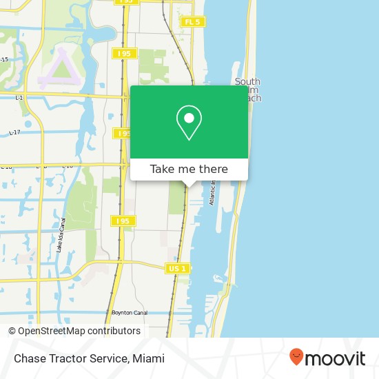 Chase Tractor Service map