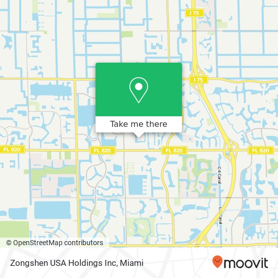 Zongshen USA Holdings Inc map