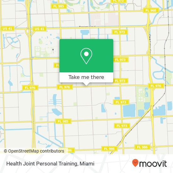 Health Joint Personal Training map