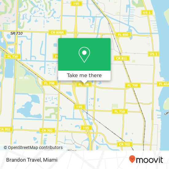 Mapa de Brandon Travel