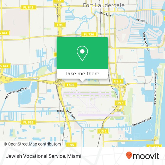 Jewish Vocational Service map