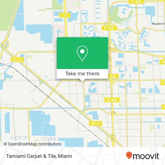 Mapa de Tamiami Carpet & Tile