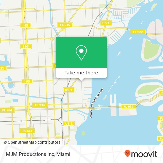 MJM Productions Inc map