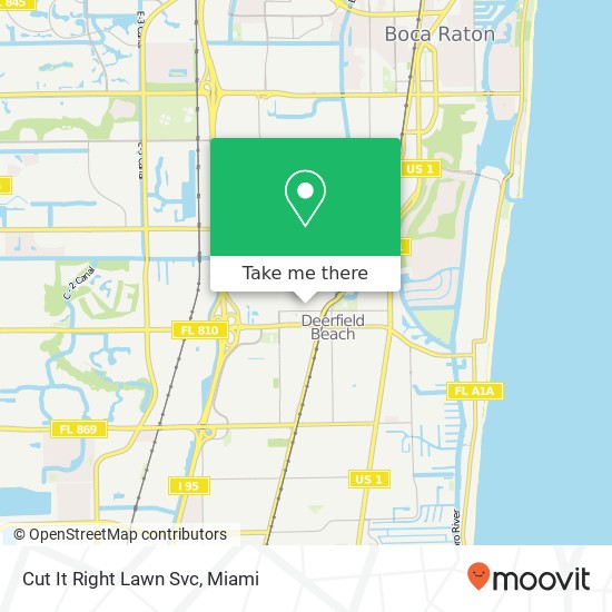 Cut It Right Lawn Svc map