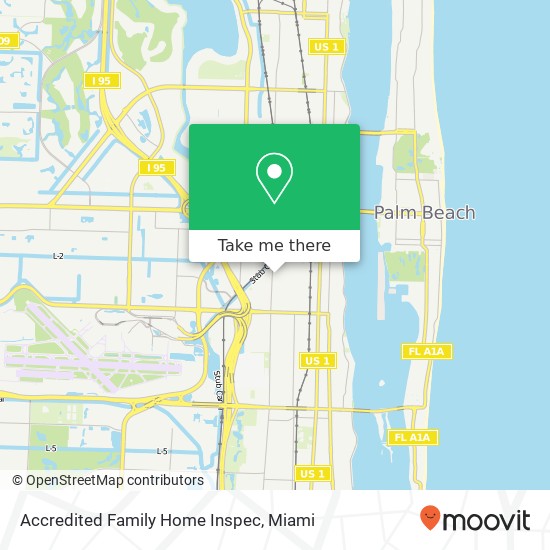 Accredited Family Home Inspec map
