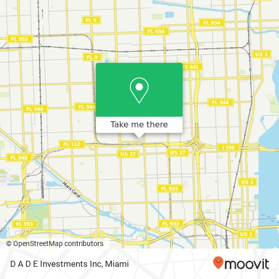 D A D E Investments Inc map