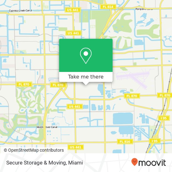 Secure Storage & Moving map