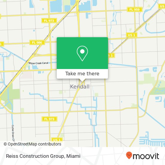 Reiss Construction Group map