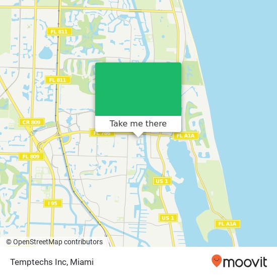 Temptechs Inc map