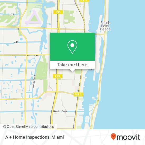 A + Home Inspections map