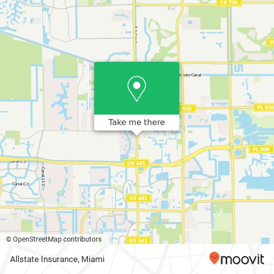 Mapa de Allstate Insurance