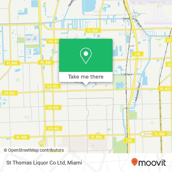 Mapa de St Thomas Liquor Co Ltd