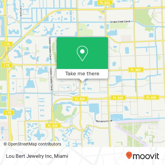 Lou Bert Jewelry Inc map