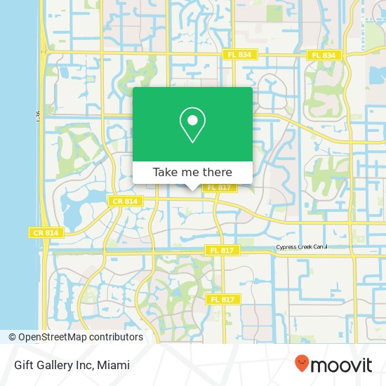 Mapa de Gift Gallery Inc