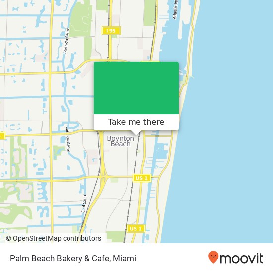 Palm Beach Bakery & Cafe map