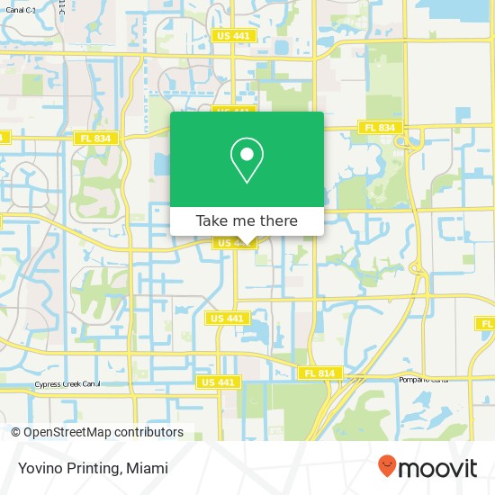 Yovino Printing map