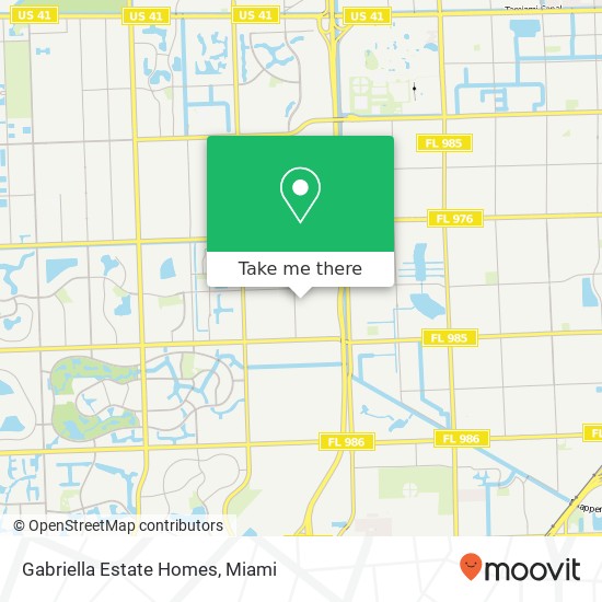 Gabriella Estate Homes map