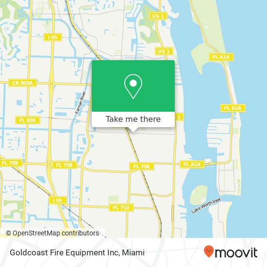 Goldcoast Fire Equipment Inc map