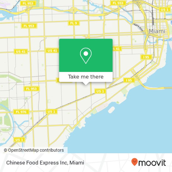 Chinese Food Express Inc map