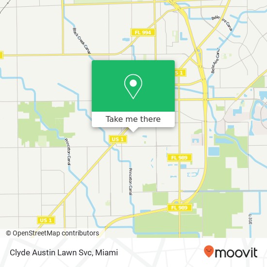 Mapa de Clyde Austin Lawn Svc