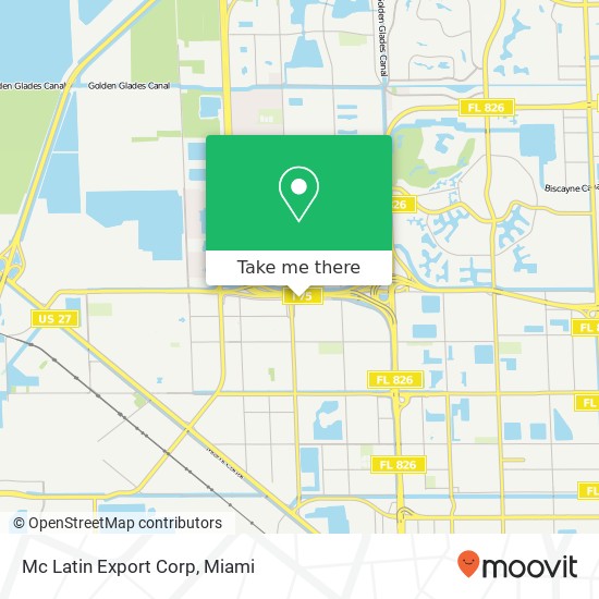 Mapa de Mc Latin Export Corp