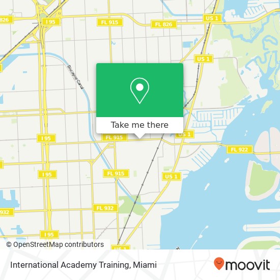 International Academy Training map