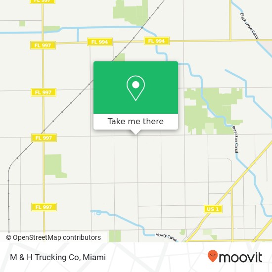 Mapa de M & H Trucking Co