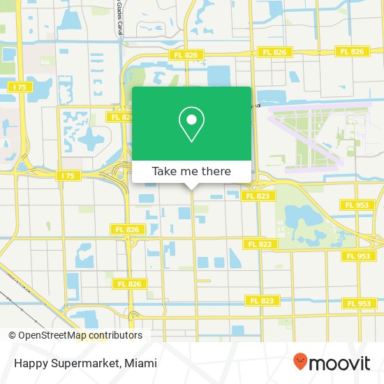 Mapa de Happy Supermarket