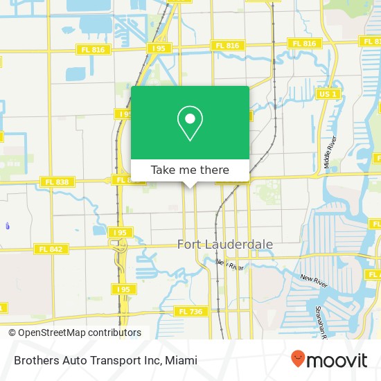 Mapa de Brothers Auto Transport Inc